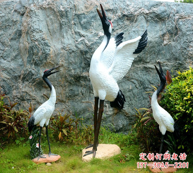 烟台精致品质,故宫仙鹤雕塑