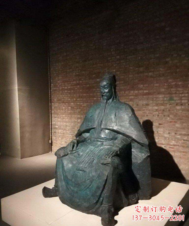烟台关公古代名人铜雕