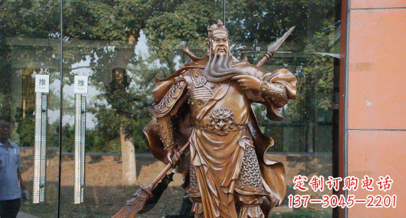 烟台关公古代人物铜雕