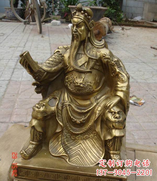 烟台专业定制关公铜雕
