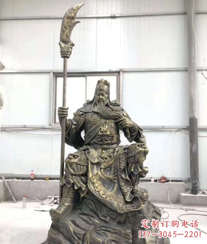 烟台关公铜雕,令您的装饰更加添彩
