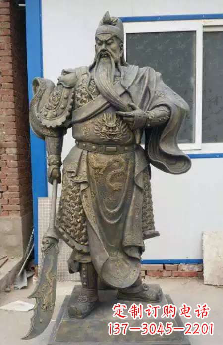 烟台中领雕塑:传承传说,精美制作关羽铜雕