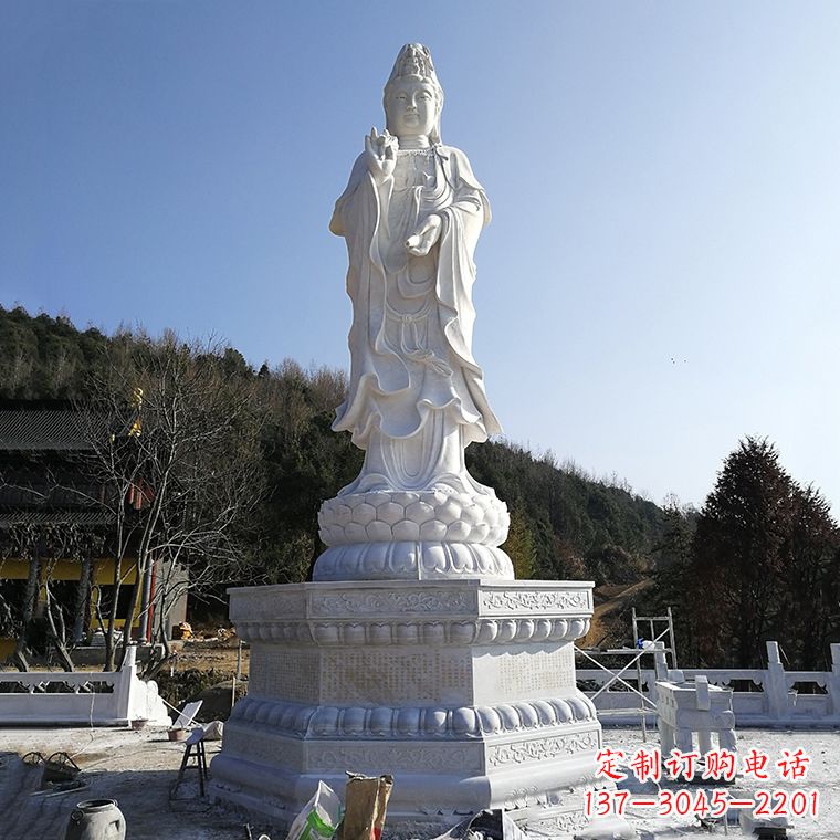 烟台观音菩萨公园佛像石雕