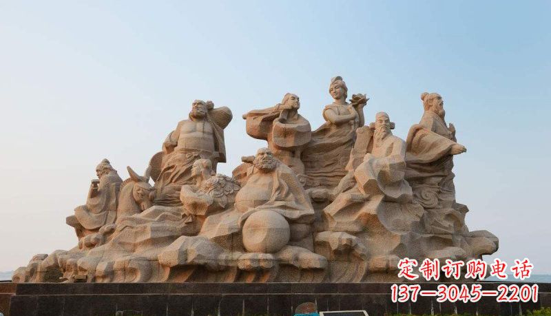 烟台专业定制八仙过海雕塑