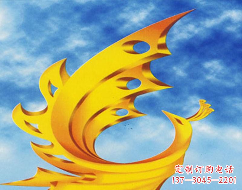 烟台欣赏高贵凤凰雕塑