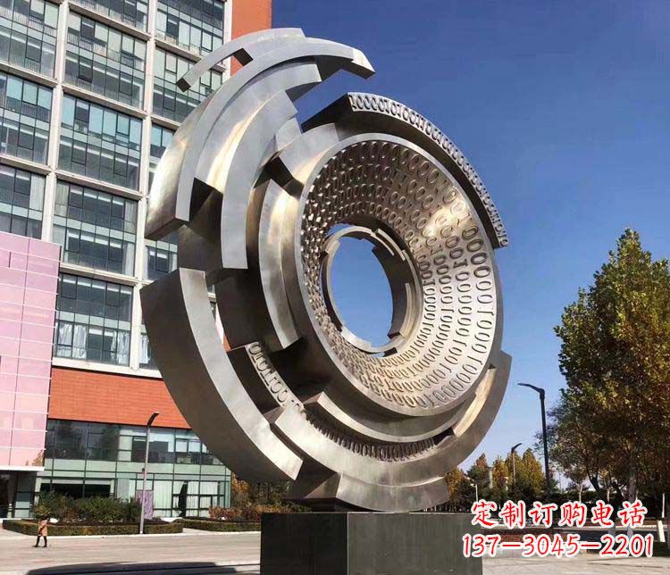 烟台不锈钢工业齿轮雕塑