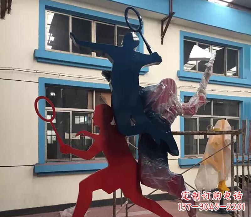 烟台2英寸不锈钢羽毛球雕塑