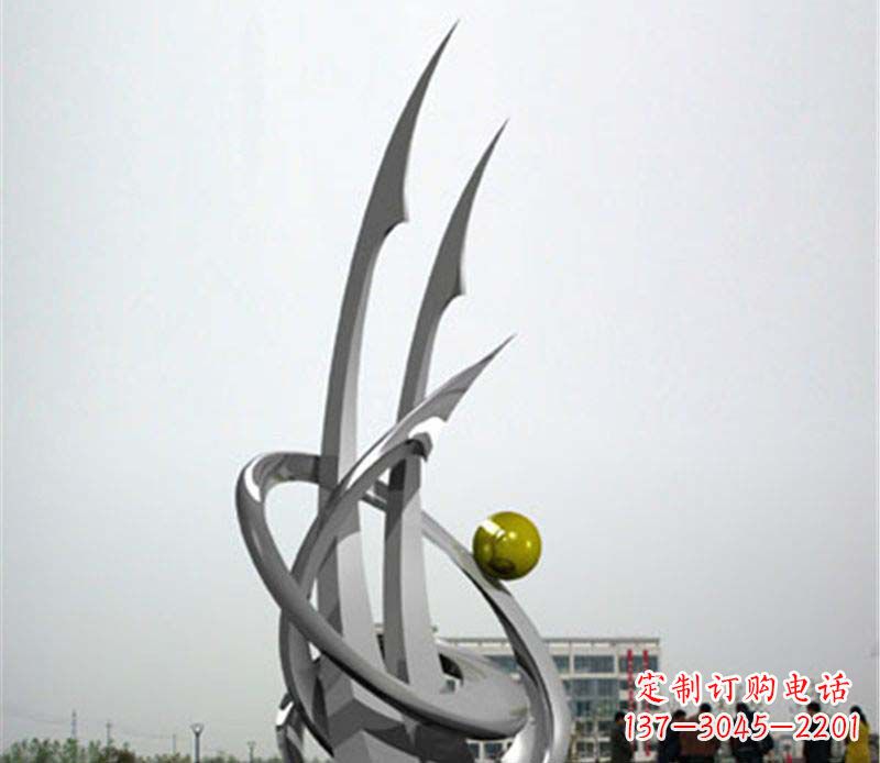 烟台不锈钢帆船抽象雕塑