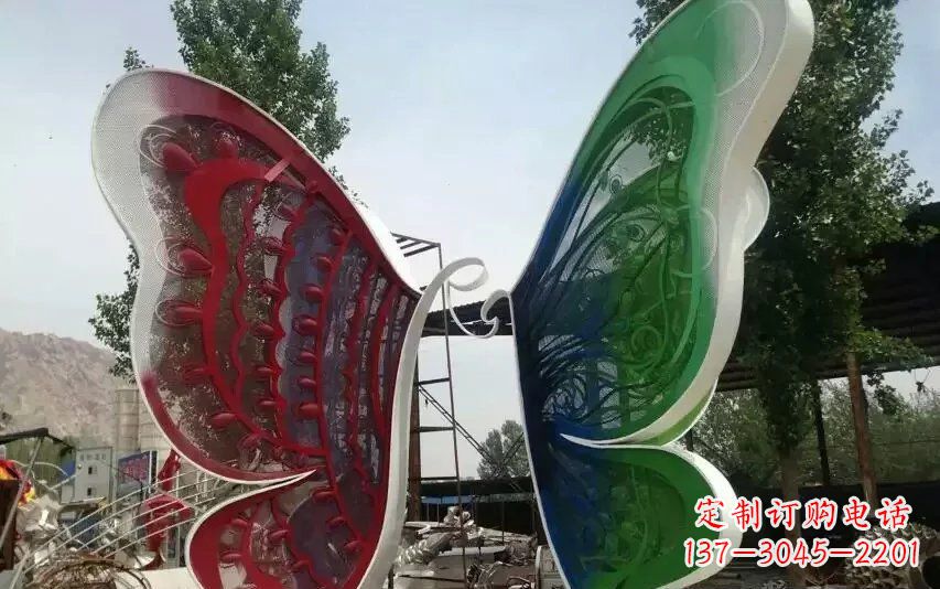烟台精美不锈钢蝴蝶雕塑