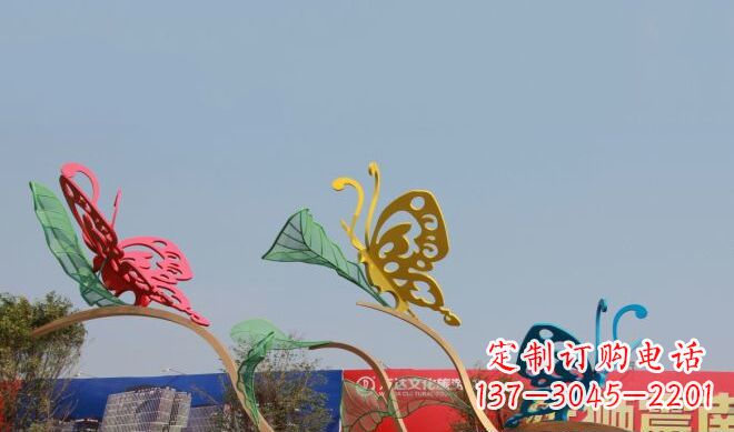 烟台中领雕塑|不锈钢定制蝴蝶雕塑