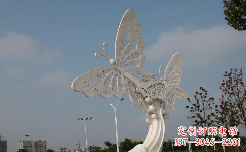 烟台完美的蝴蝶不锈钢雕塑