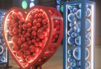 烟台艺术级不锈钢字母雕塑