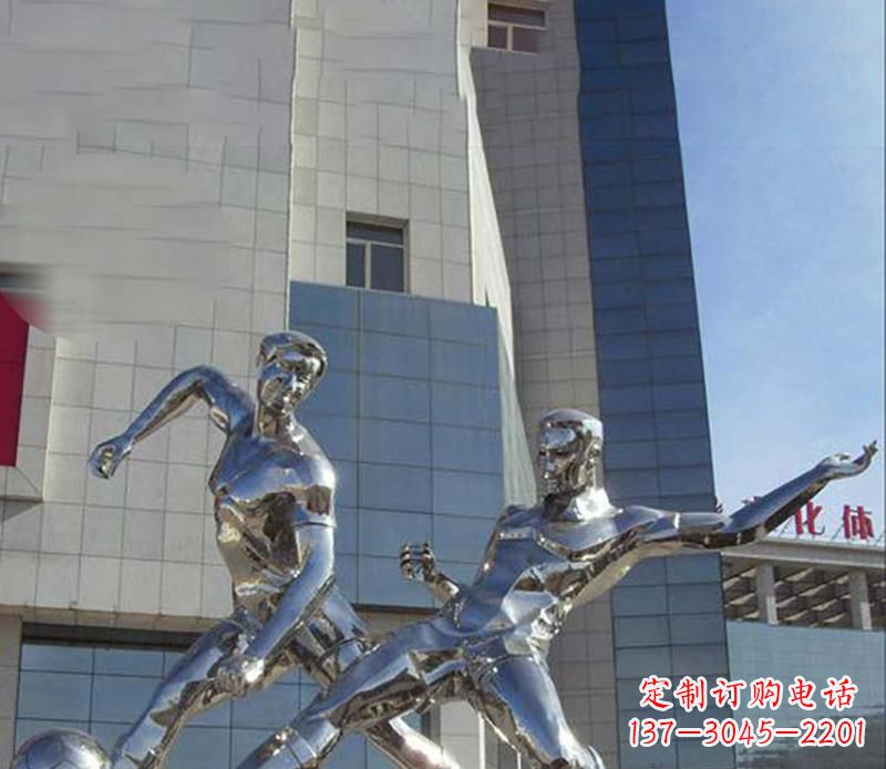 烟台中领雕塑:专业的足球运动雕塑定制