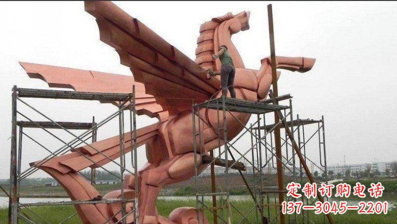 烟台飞马铜雕:完美艺术品