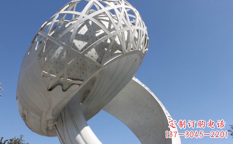 烟台中领雕塑珠宝戒指雕塑是一款以不锈钢为原材…