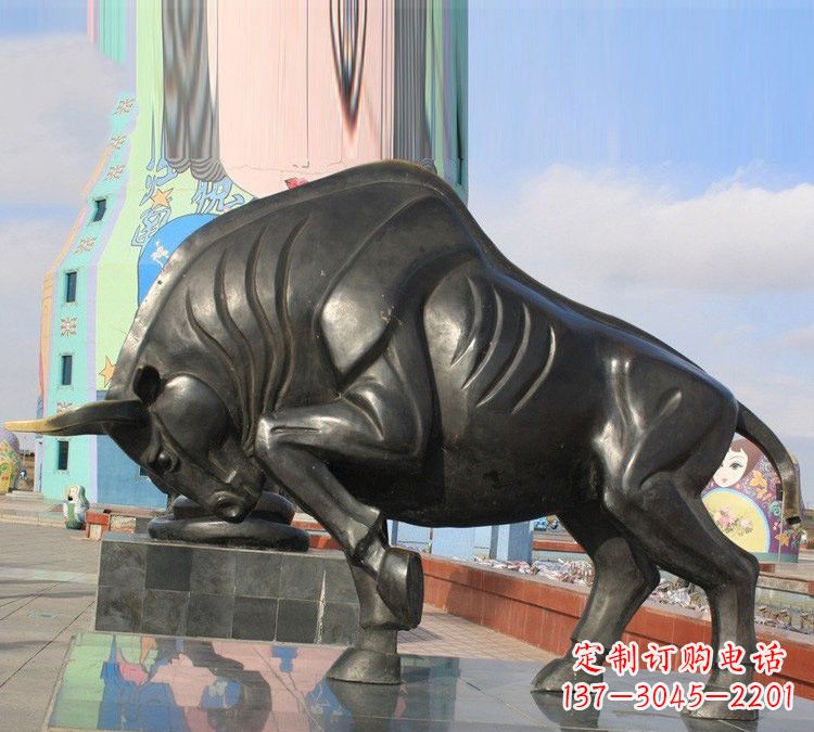 烟台十二生肖牛铜雕,传承千年传统