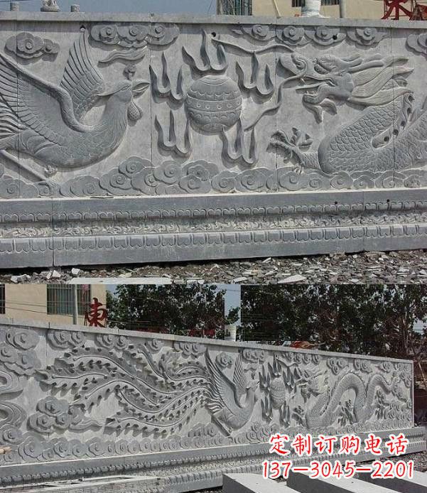 烟台精美石浮雕影壁雕塑