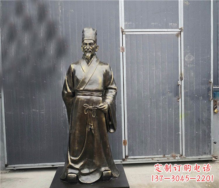 烟台中领雕塑为您打造象征李时珍行医的雕塑