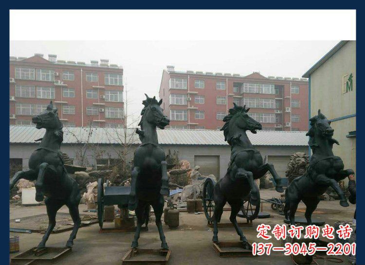 烟台中领雕塑推出的优雅动物铜雕飞马,以其出色…