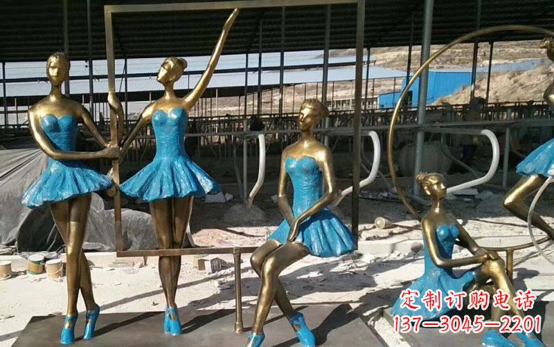 烟台中领雕塑--美女芭蕾雕塑定制