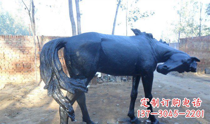 烟台中领雕塑,马出奇制——铜马动物铜雕