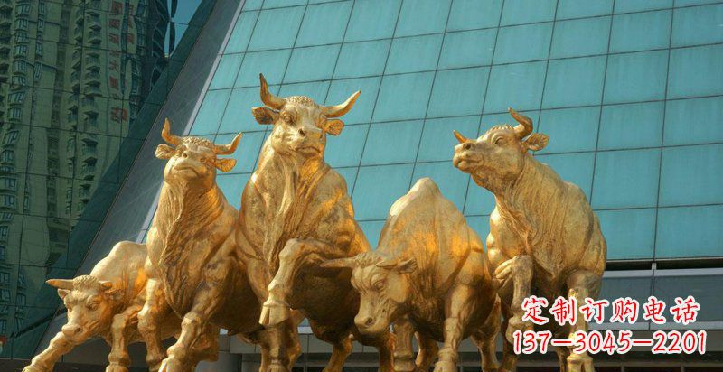 烟台五牛铜雕,装点你的家居空间