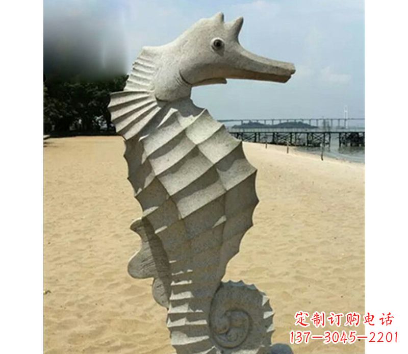 烟台海马雕塑,海边景观装饰精美雕刻