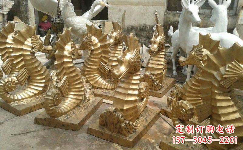 烟台精美的海马动物铜雕,为您带来精致的审美享受