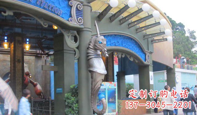 烟台海马铜雕,一流的马雕塑制作