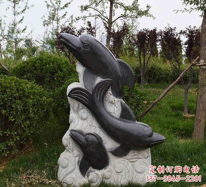 烟台特色海豚雕塑,带您体验最真实的海洋梦想
