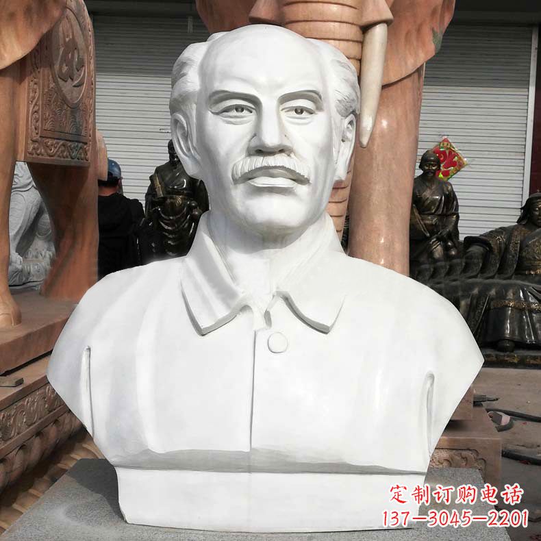 烟台白求恩胸像雕塑——校园世界名人著名医生的终极象征
