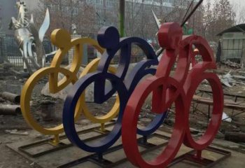 烟台中领雕塑推出的自行车雕塑是一件别具一格的…