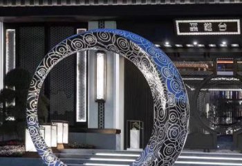 烟台精致圆环喷泉雕塑陪伴你的绿色城市
