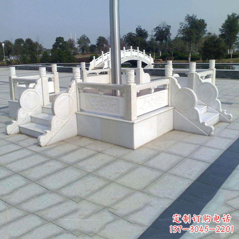 烟台汉白玉城市广场升旗台