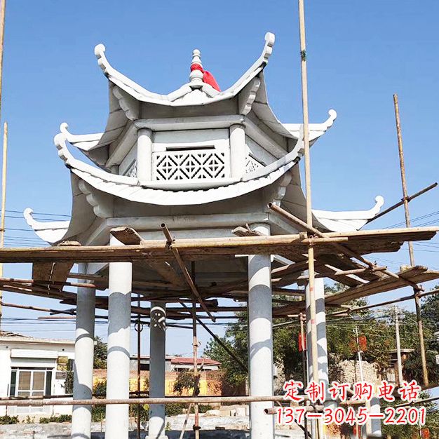 烟台汉白玉大理石凉亭