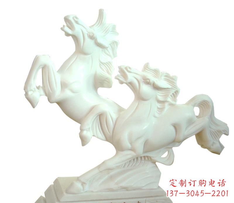 烟台汉白玉动物飞马雕塑