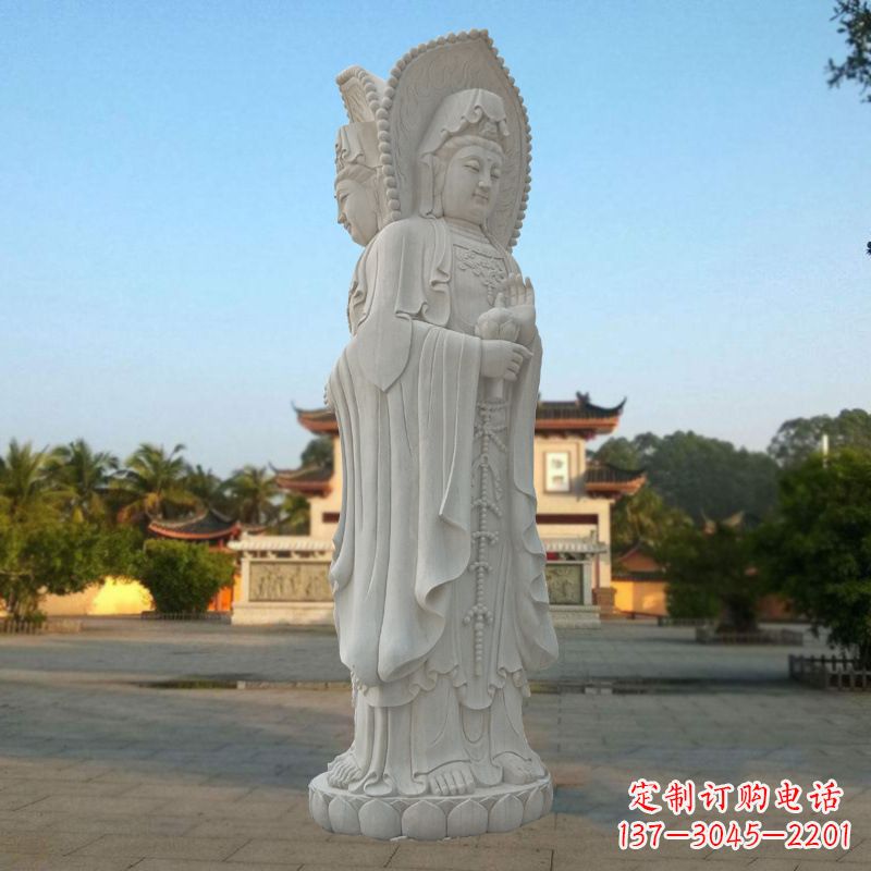 烟台三面观音塑像,让你的生活充满智慧和祥和