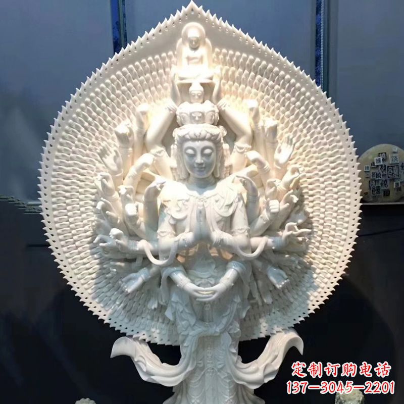 烟台中领雕塑以精细的玉石雕刻工艺,精心制作了…