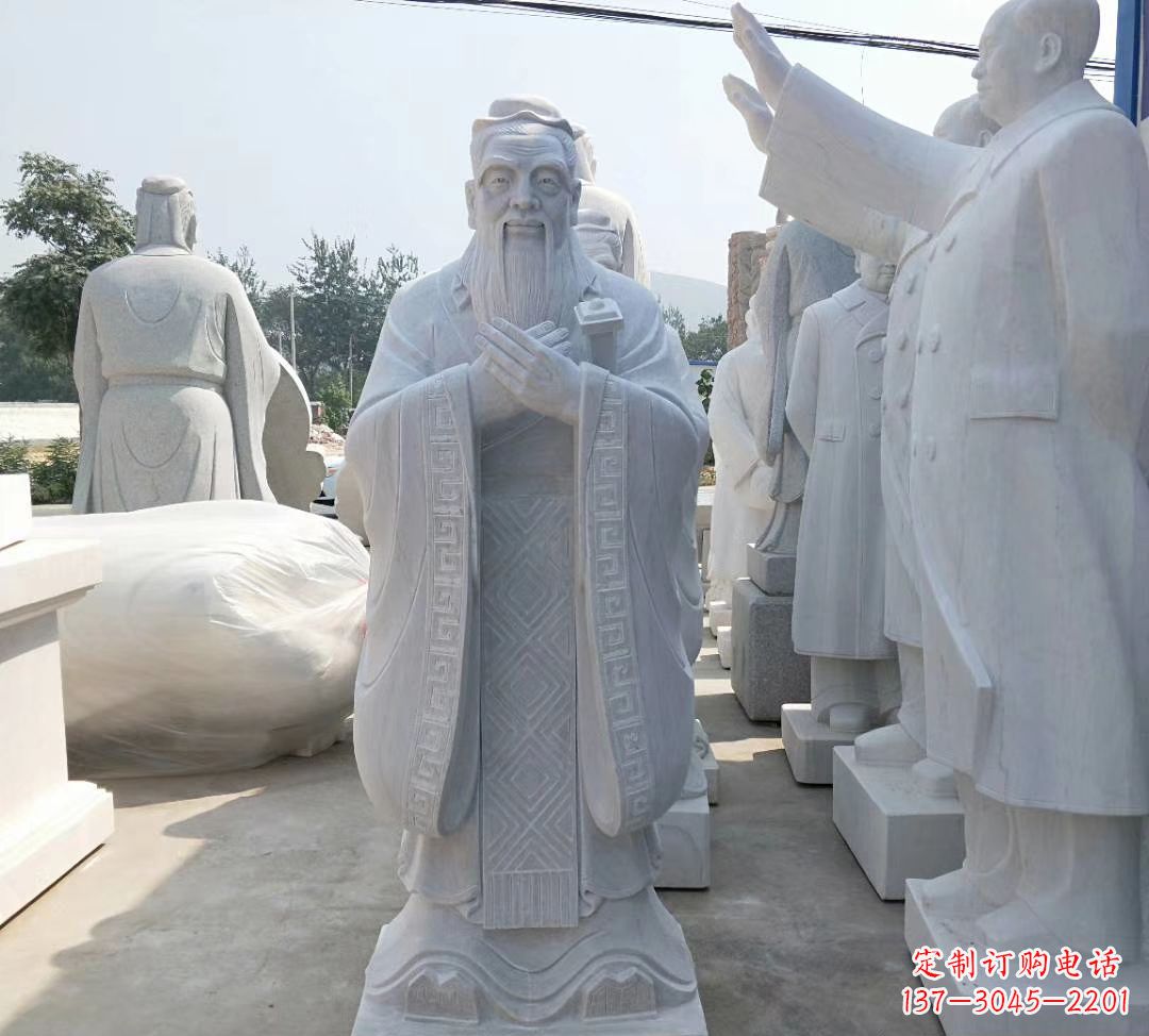 烟台中领雕塑——校园孔子雕塑