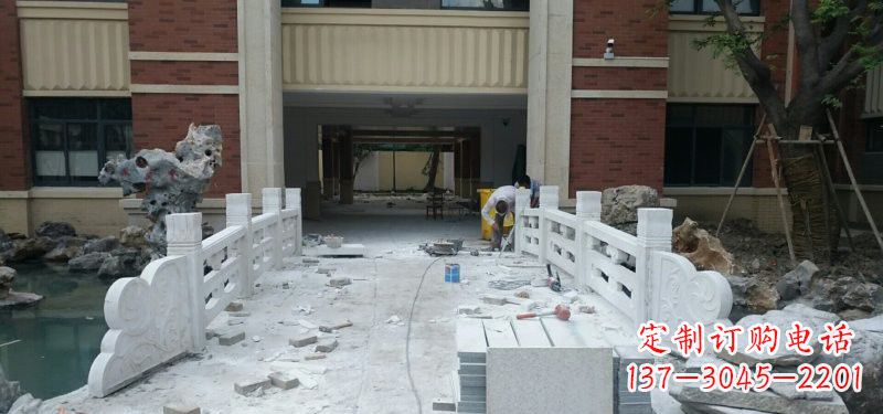 烟台汉白玉栏板安装雕塑