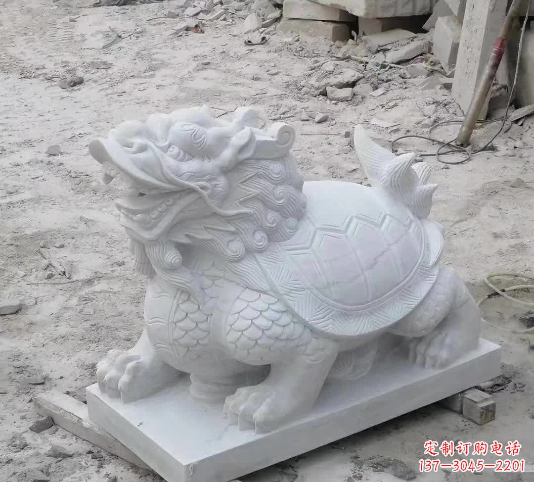 烟台汉白玉精美动物雕塑