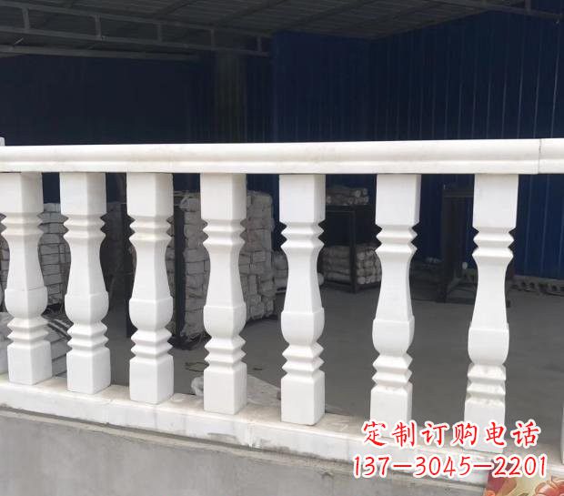 烟台汉白玉欧式栏杆雕塑,精美绝伦