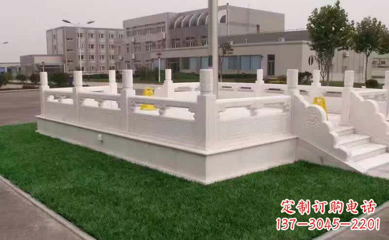 烟台汉白玉升旗台雕塑1