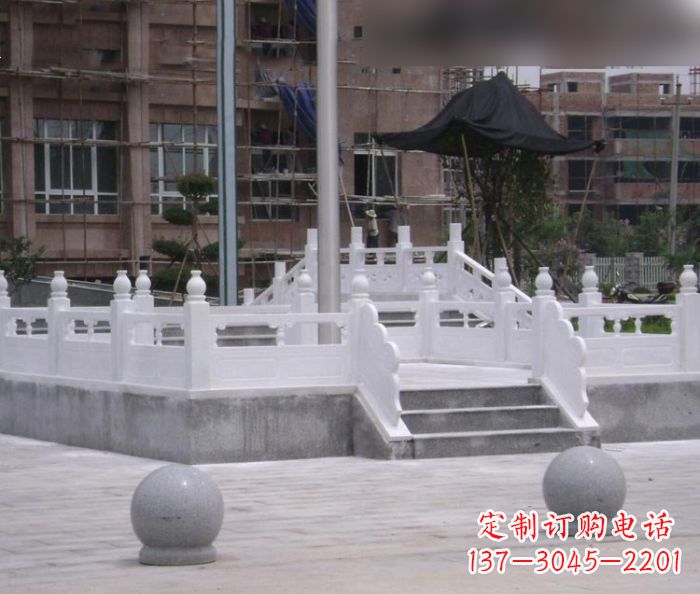 烟台汉白玉升旗台校园石雕