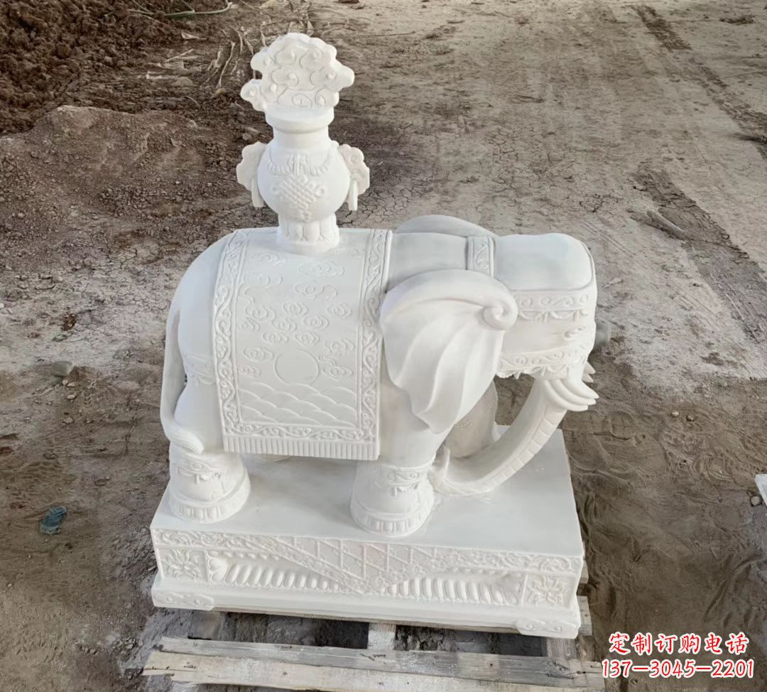 烟台精美绝伦,汉白玉宝瓶雕塑