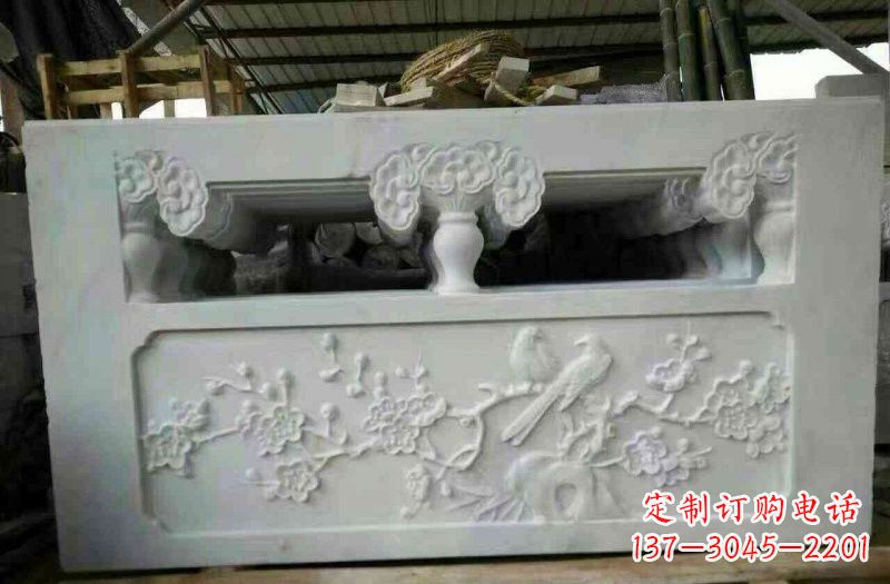 烟台精美汉白玉浮雕栏板雕塑