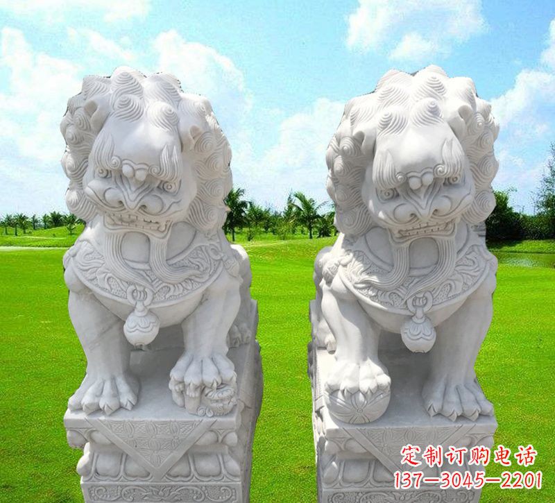 烟台汉白玉狮子雕塑,带您走进文化的世界