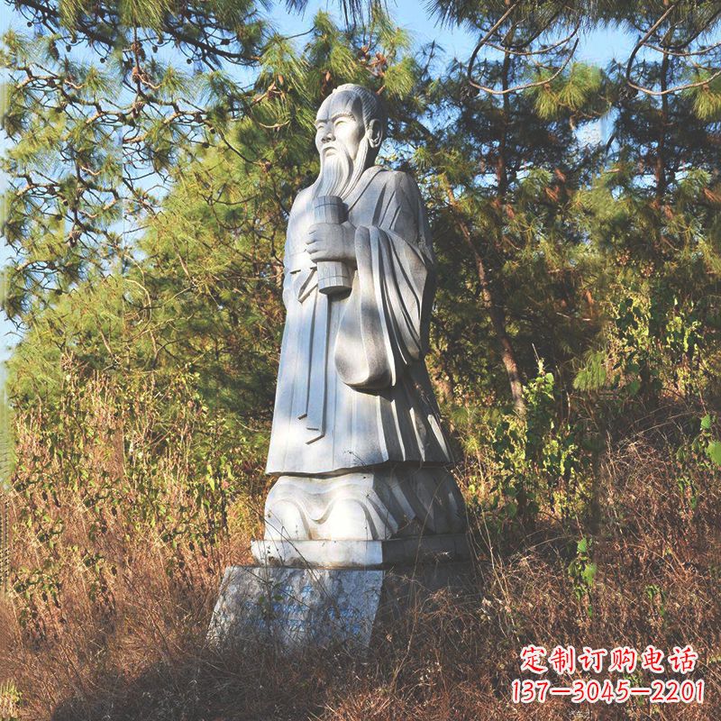 烟台传承中国传统文化,让古代名人雕像永驻心中