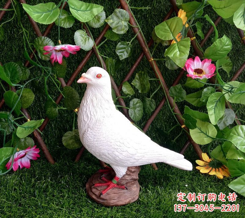 烟台定制雕塑,让和平鸽飞向每一个家庭