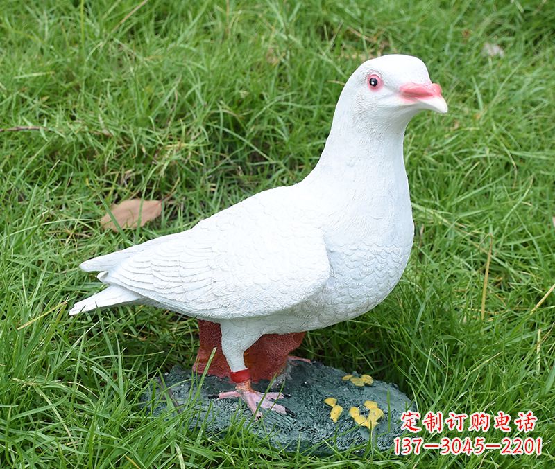 烟台全球纪念和平鸽雕塑